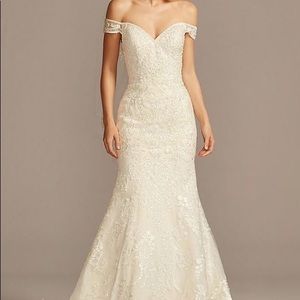 Oleg Cassini Beaded Wedding Dress